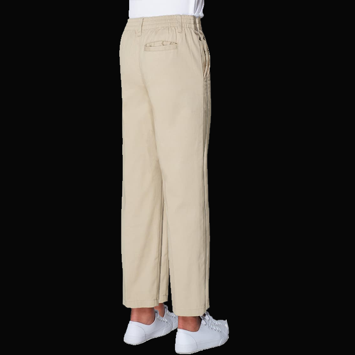 Boys' Pull-On Relaxed Fit Stretch Twill Pant