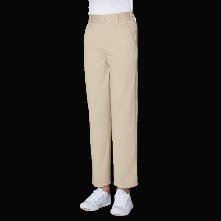 Boys' Pull-On Relaxed Fit Stretch Twill Pant