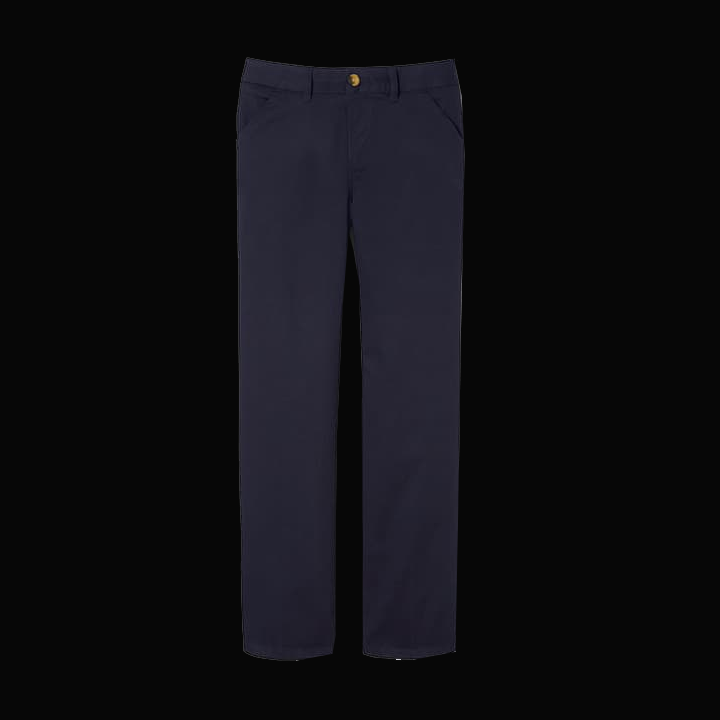 Girls' Pull-On Straight Fit Stretch Twill Pant