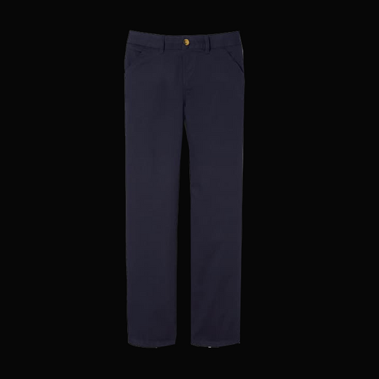 Girls' Pull-On Straight Fit Stretch Twill Pant