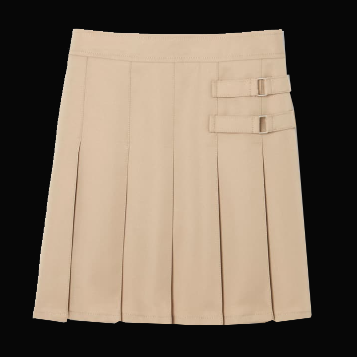 Girls' Pleated Two-Tab Skort