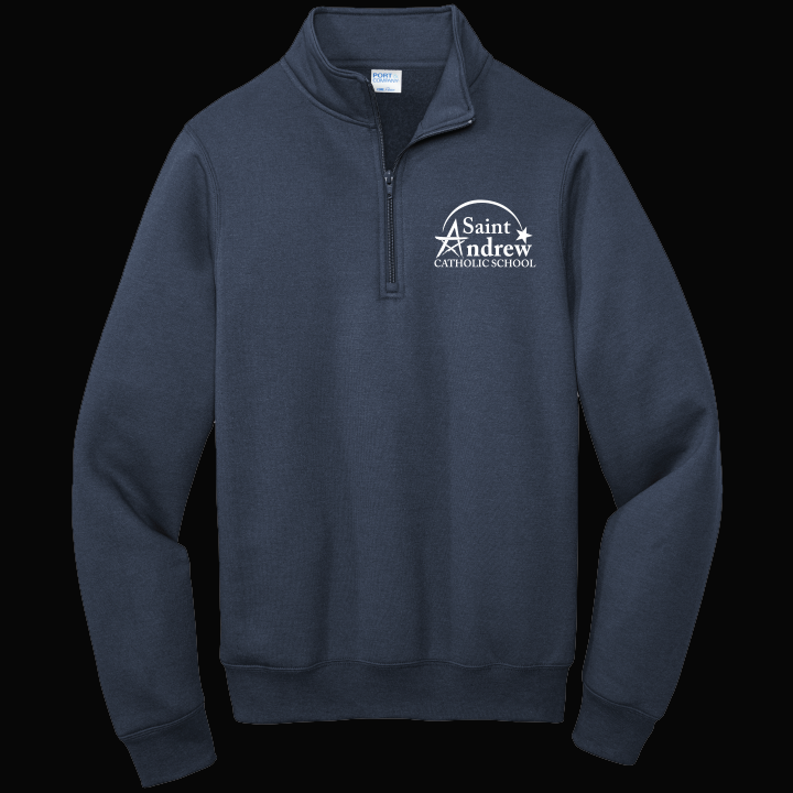 Quarter Zip Pullover Sweatshirt