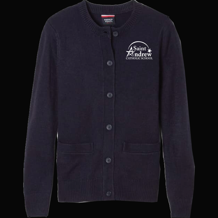 Girls & Ladies Crewneck Sweater Cardigan