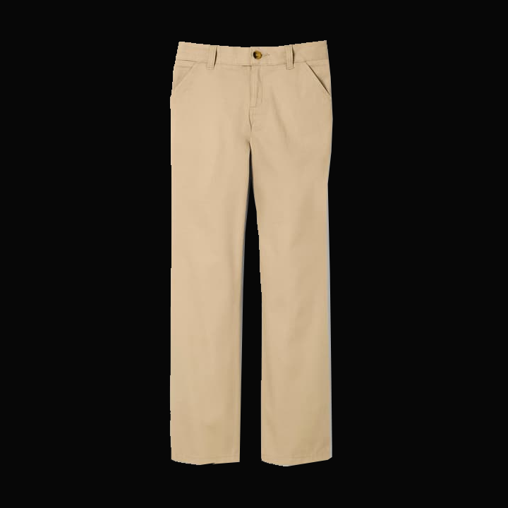 Girls' Pull-On Straight Fit Stretch Twill Pant